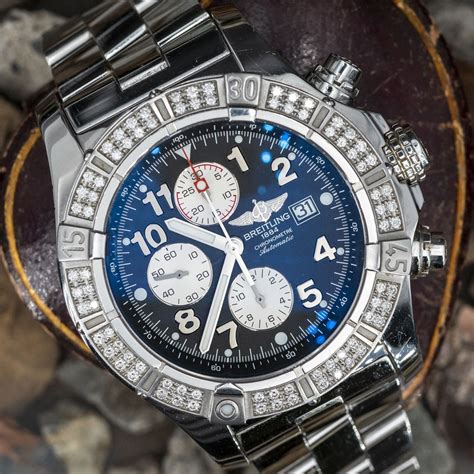 breitling diamond dial|Breitling diamond watches for men.